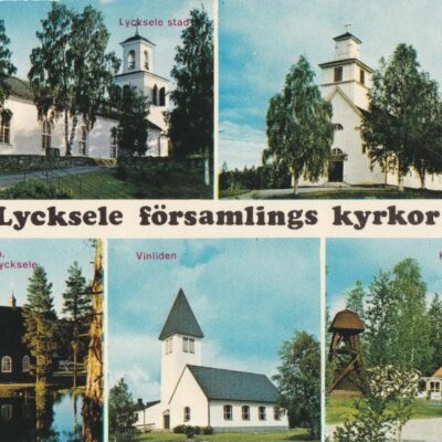 Lycksele församlings kyrkor
Copyright: Grönlunds Foto, Skansholm, Vilhelmina
Ocirkulerat
Ägare: Åke Runnman
10x15