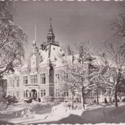UMEÅ. Rådhuset
Pressbyrån 22252
Poststämplat 13/1 1957
Ägare: Åke Runnman
10x15