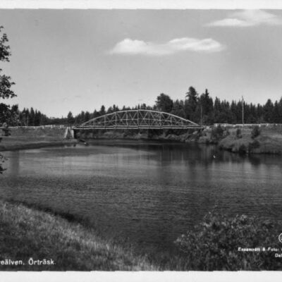 Bron över Öreälven, Örträsk Ensamrätt & Foto: O. Lilljeqvists Konstförlag Ocirkulerat F 553 Ägare: Åke Runnman 9x14