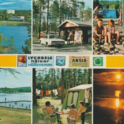 	
Ansia Campingplats. Lycksele. Sweden
Copyright: Grönlunds Foto, Skansholm, Vilhelmina
Poststämplat ?/? 1980
Ägare: Åke Runnman
10x15
