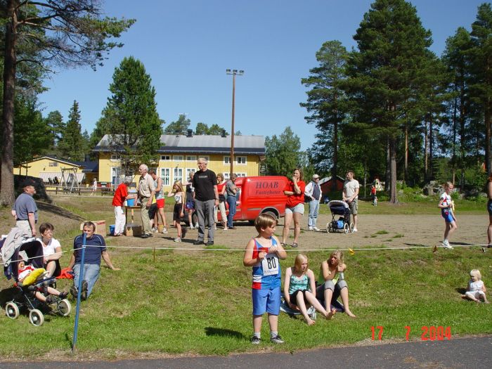 Publikbild från Örträsksjön Runt den 17 juli.
 (Foto: Agneta Höglund)