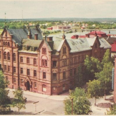 Umeå. Stora Hotellet PressbyrånPoststämplat 1958-07-21Ägare: Ivar Söderlind9x14