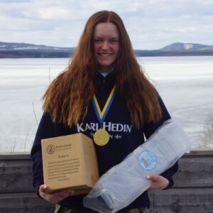 Anna Mattsson, Ovansiljans SFK, vann bland äldre damjuniorer
